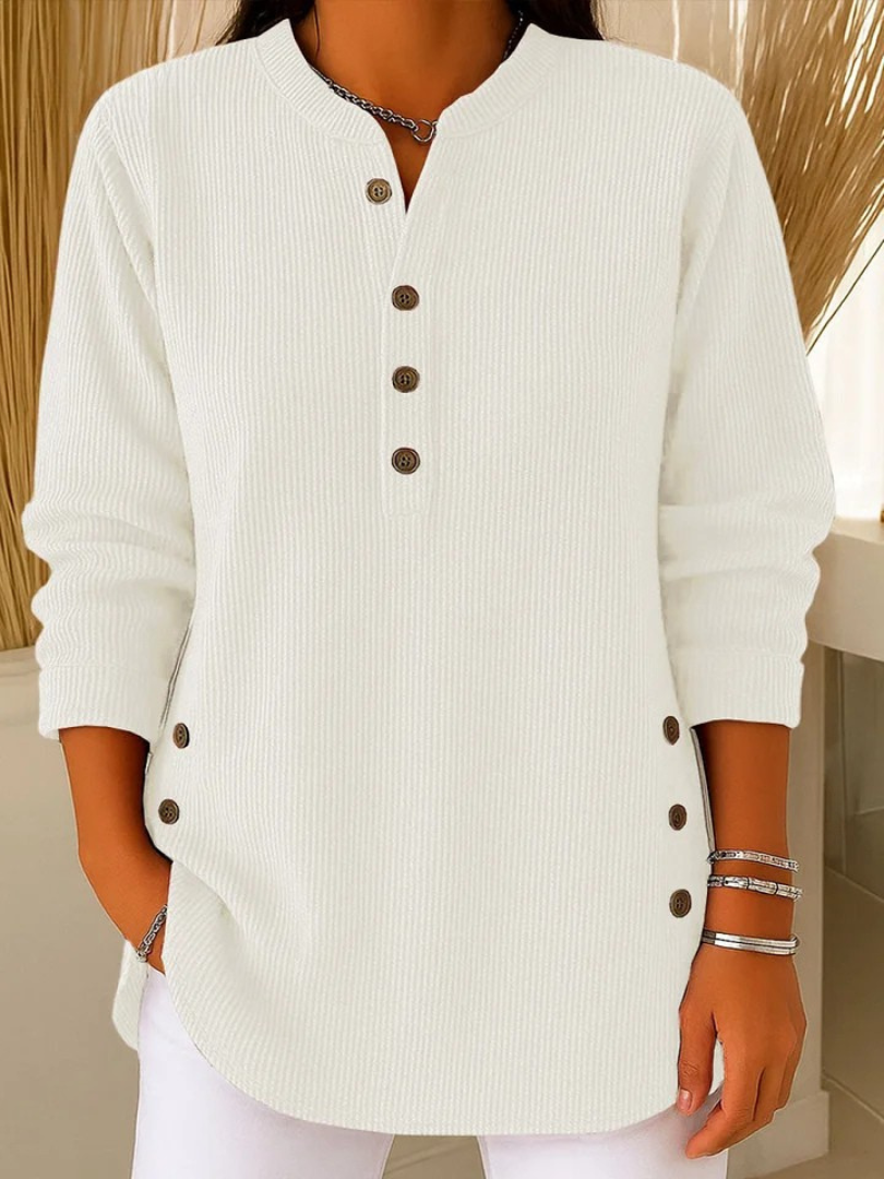 Éva | Tunique Henley Boutonnée