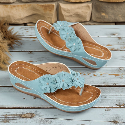 Colette | Sandales Fleuries Confortables