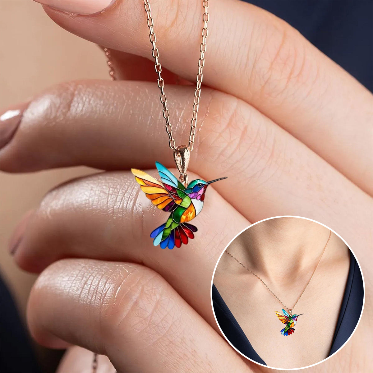 Éloïse | Magnifique Collier Colibri