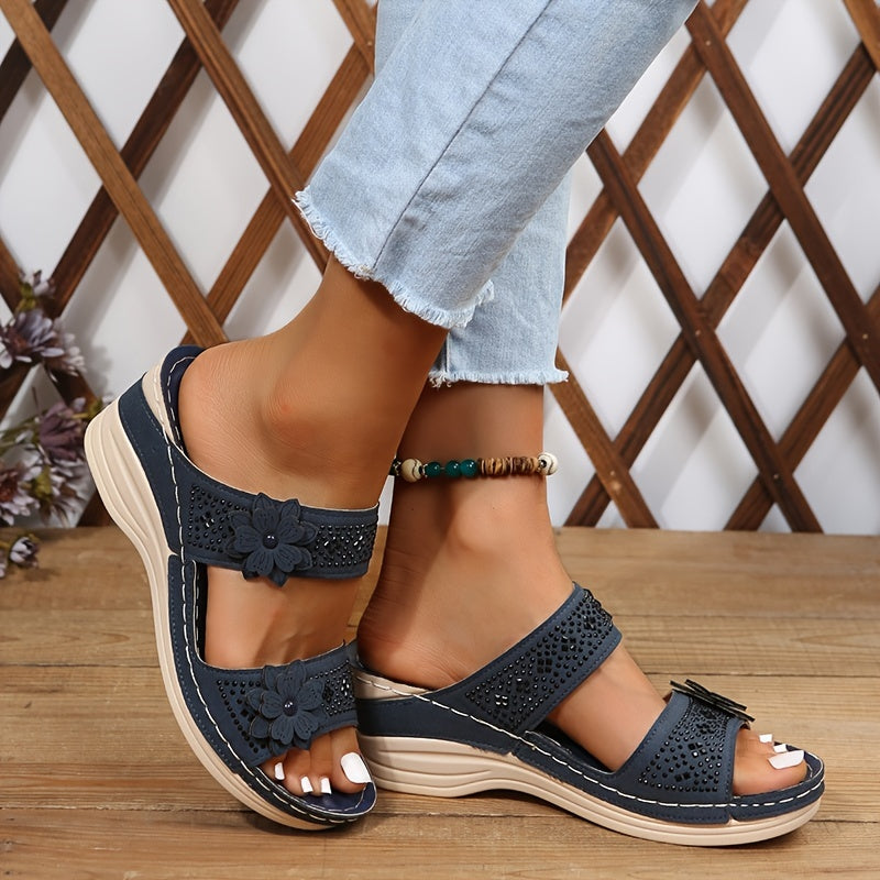 Renée | Sandales Confort Compensées