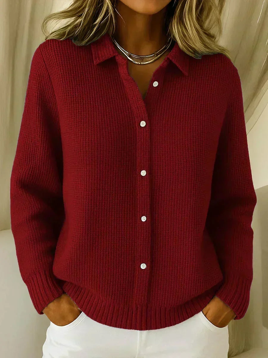 Camille | Cardigan Texturé Boutonné