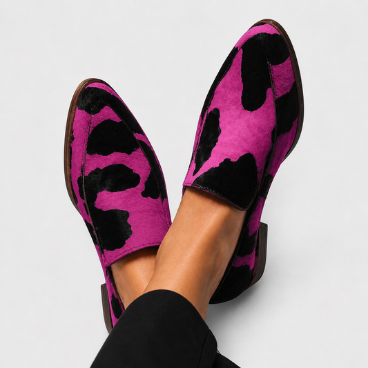 Paloma | Mocassins Imprimé Vache