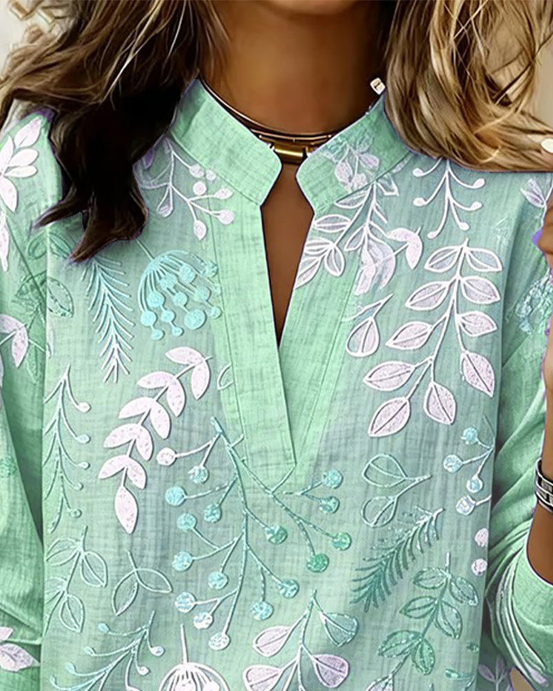 Liliane | Blouse Imprimée Botanique