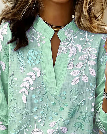 Liliane | Blouse Imprimée Botanique