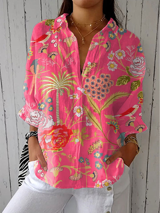 Floriane | Blouse Fleur Tropicale