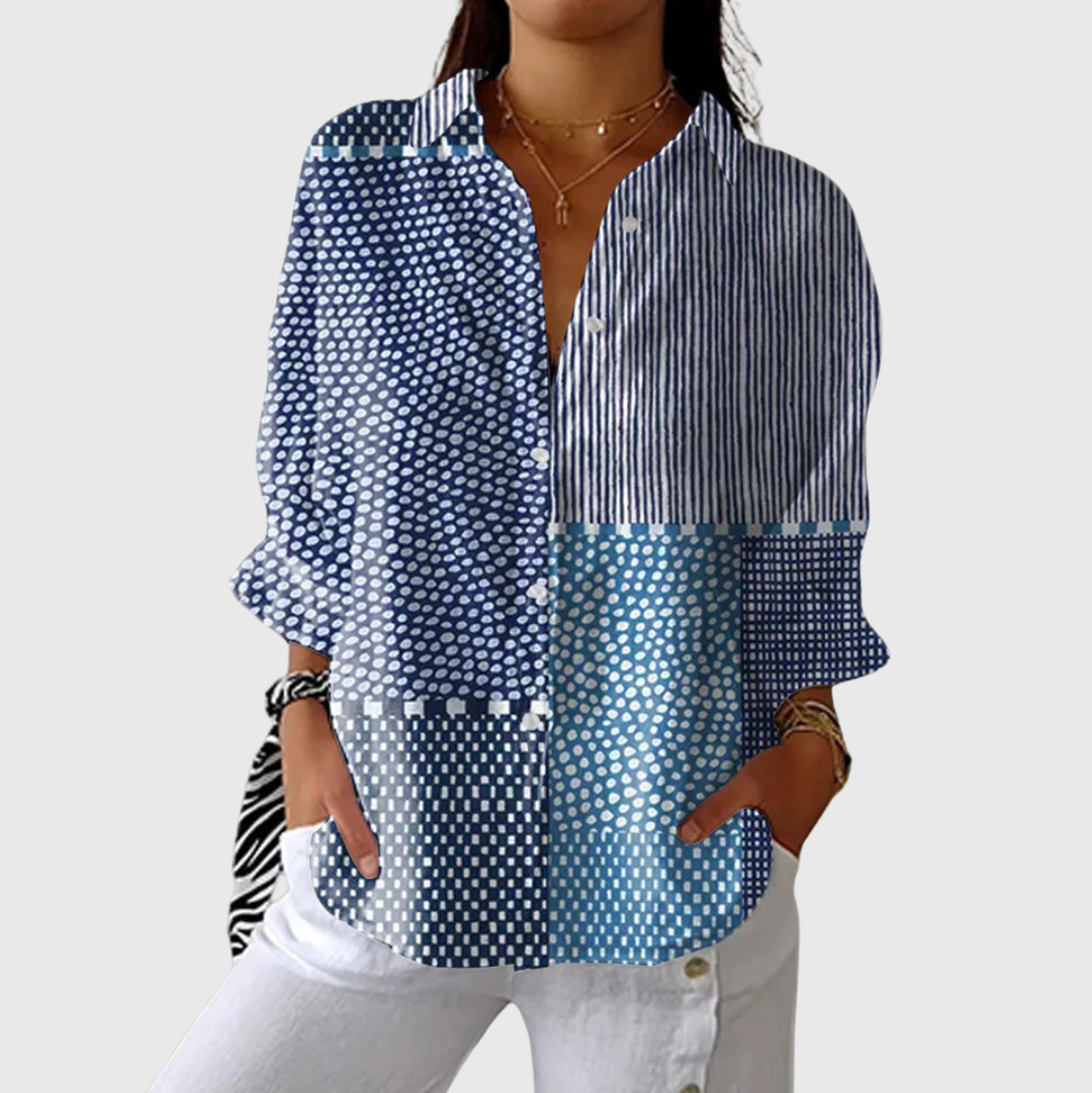 Juliette | Blouse à Motifs Graphiques