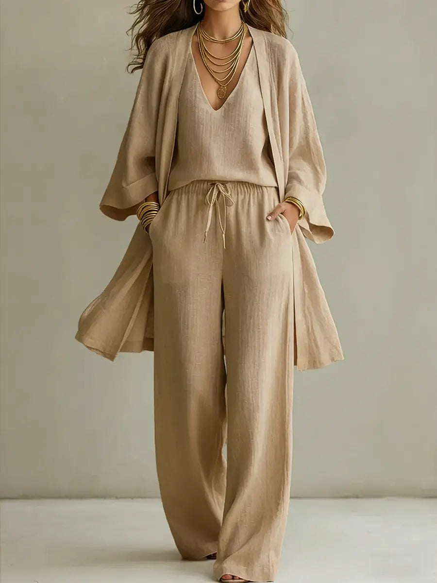 Blandine | Ensemble Homewear Trois Pièces Décontracté