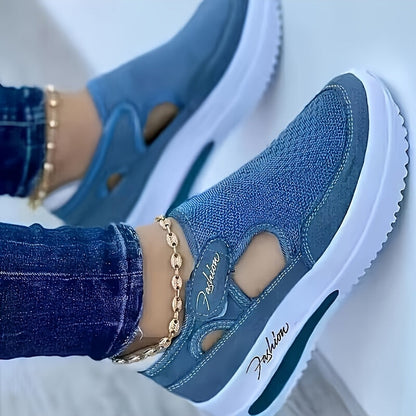 Baskets slip-on respirantes au confort stable