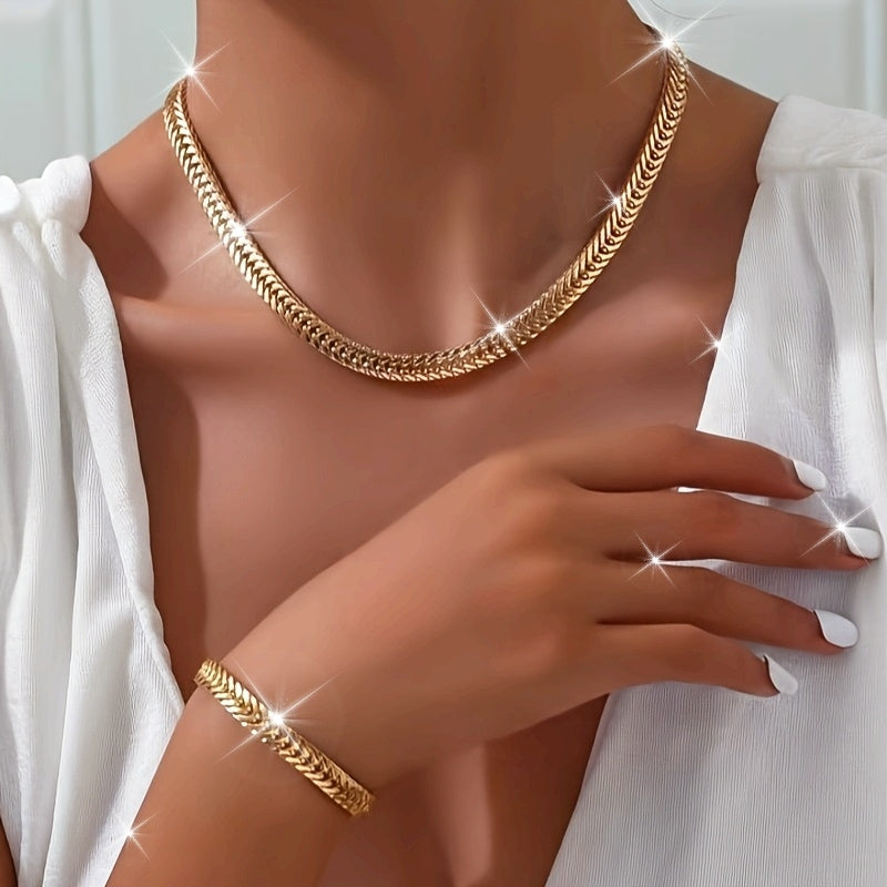 Ondine | Set Collier & Bracelet Queue de Poisson de Luxe