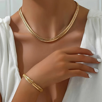 Joséphine | Set Collier & Bracelet Queue de Renard Unisexe