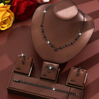 Bénédicte | Set Bijoux Élégant Léger 4 Pièces
