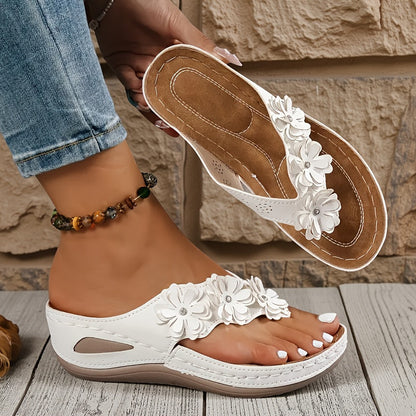 Colette | Sandales Fleuries Confortables