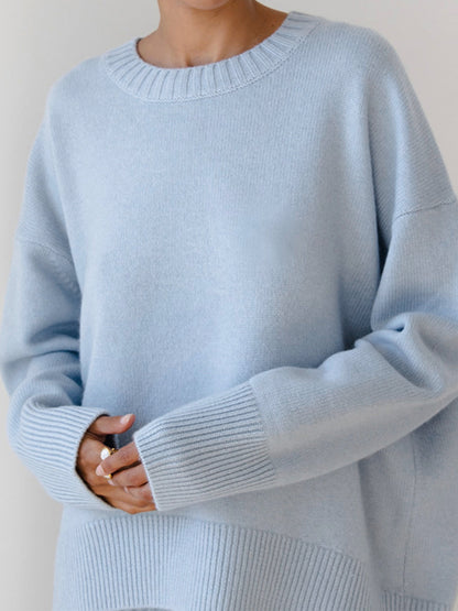 Solange | Pull Col Rond Oversize Détendu