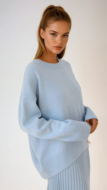 Solange | Pull Col Rond Oversize Détendu