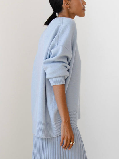 Solange | Pull Col Rond Oversize Détendu