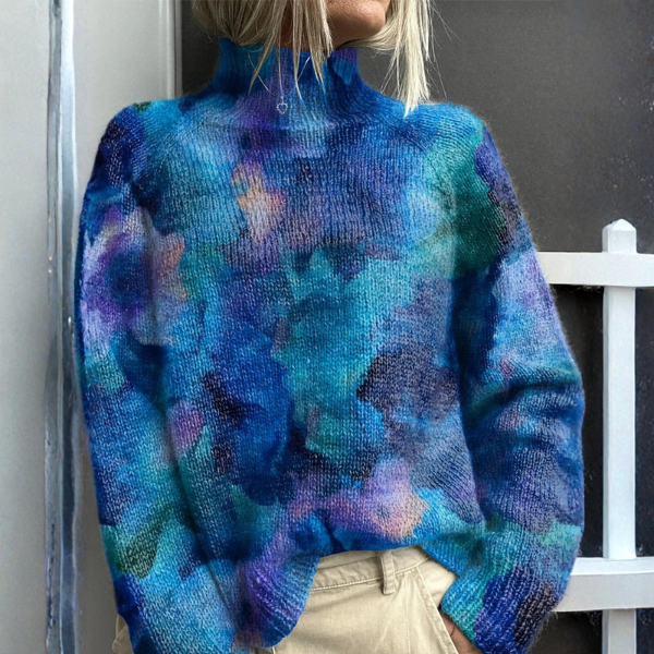 Céleste | Pull Col Montant Douillet