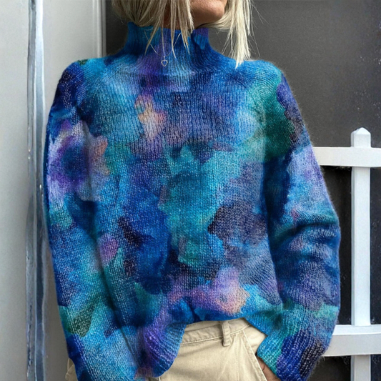 Céleste | Pull Col Montant Douillet