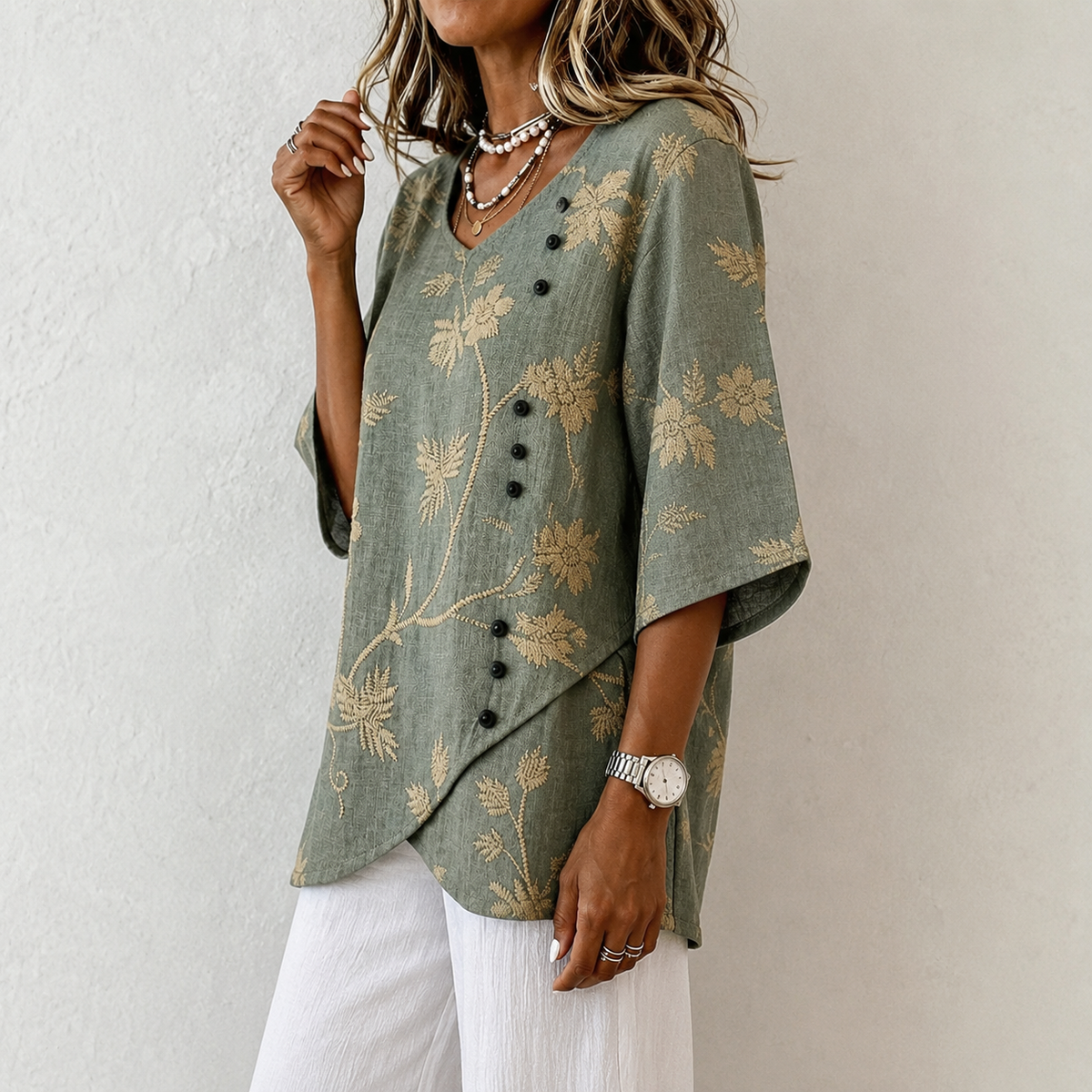 Denise | Blouse Fleurie
