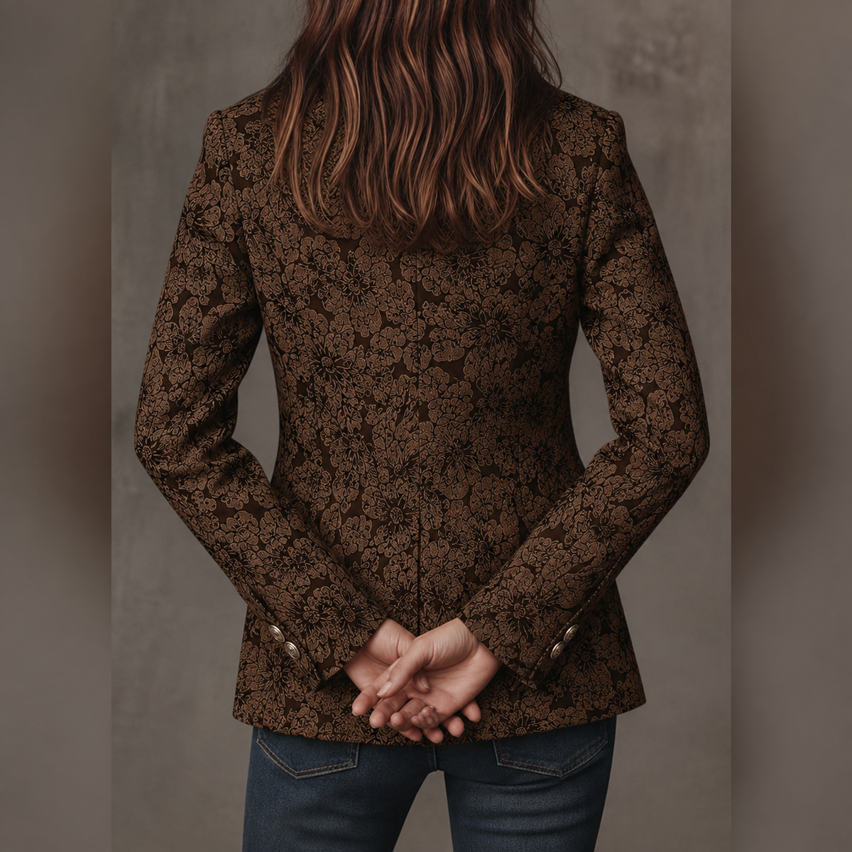 Estelle | Blazer Ajusté à Motifs