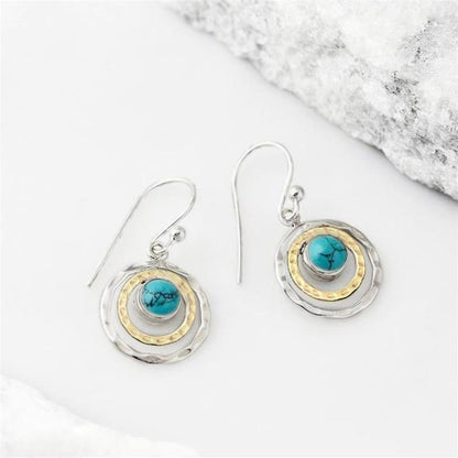 Romane | Boucles d'Oreilles Saturne Bohème Dorées