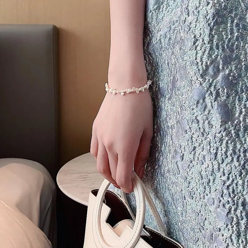 Blanche | Bracelet de Perles Classique