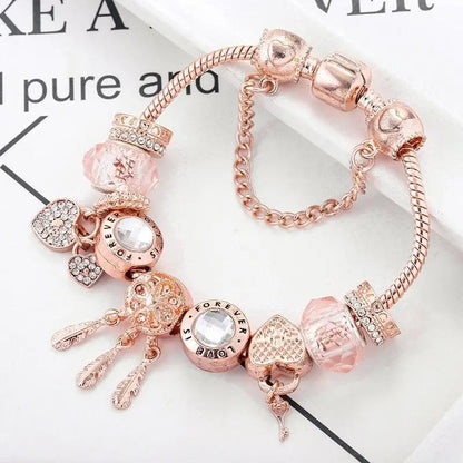 Roxane | Bracelet Breloques Attrape-Rêves en Argent Sterling