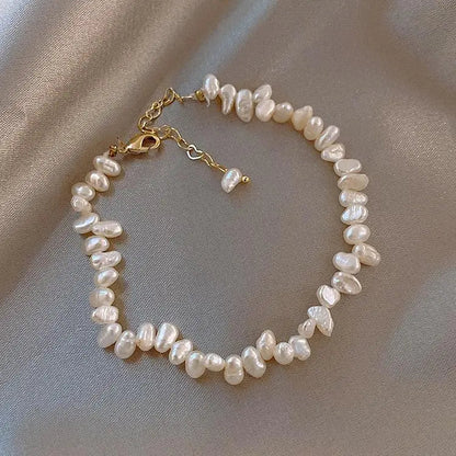 Blanche | Bracelet de Perles Classique