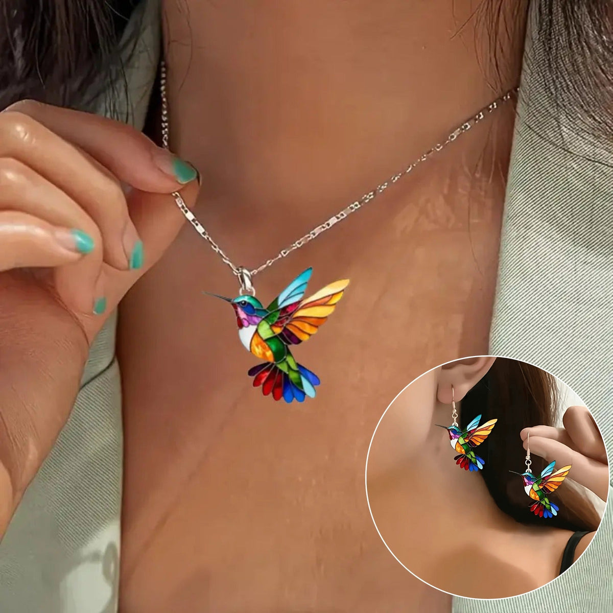 Éloïse | Magnifique Collier Colibri