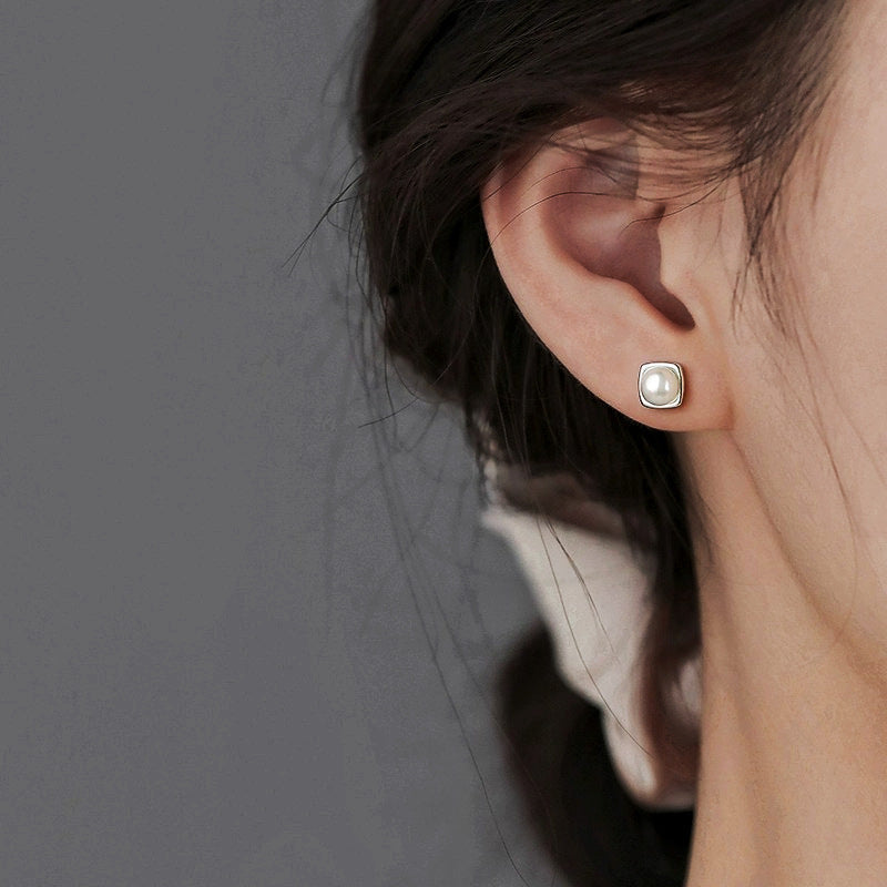 Maëlys | Boucles d'Oreilles Pendantes Perle d'Eau Douce