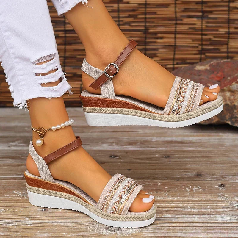 Éliane | Sandales d'Été Bohème Chic
