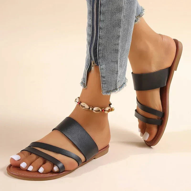Bernadette | Sandales Plates Casual et Confortables