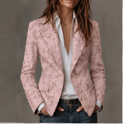 Estelle | Blazer Ajusté à Motifs
