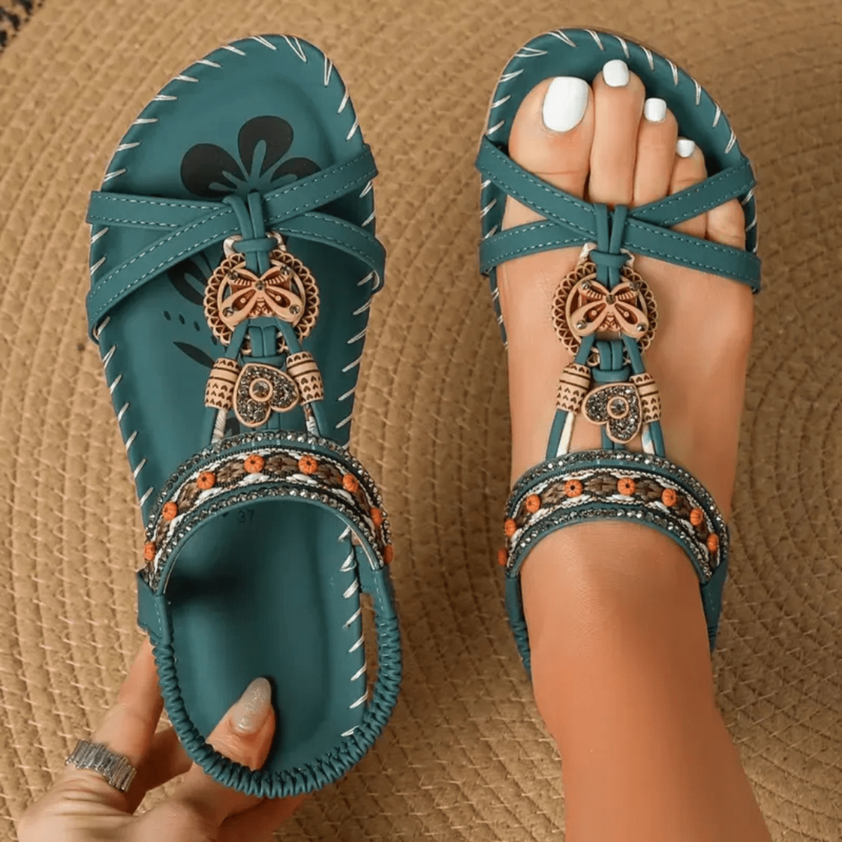 Jacqueline | Sandales Bohèmes Confort