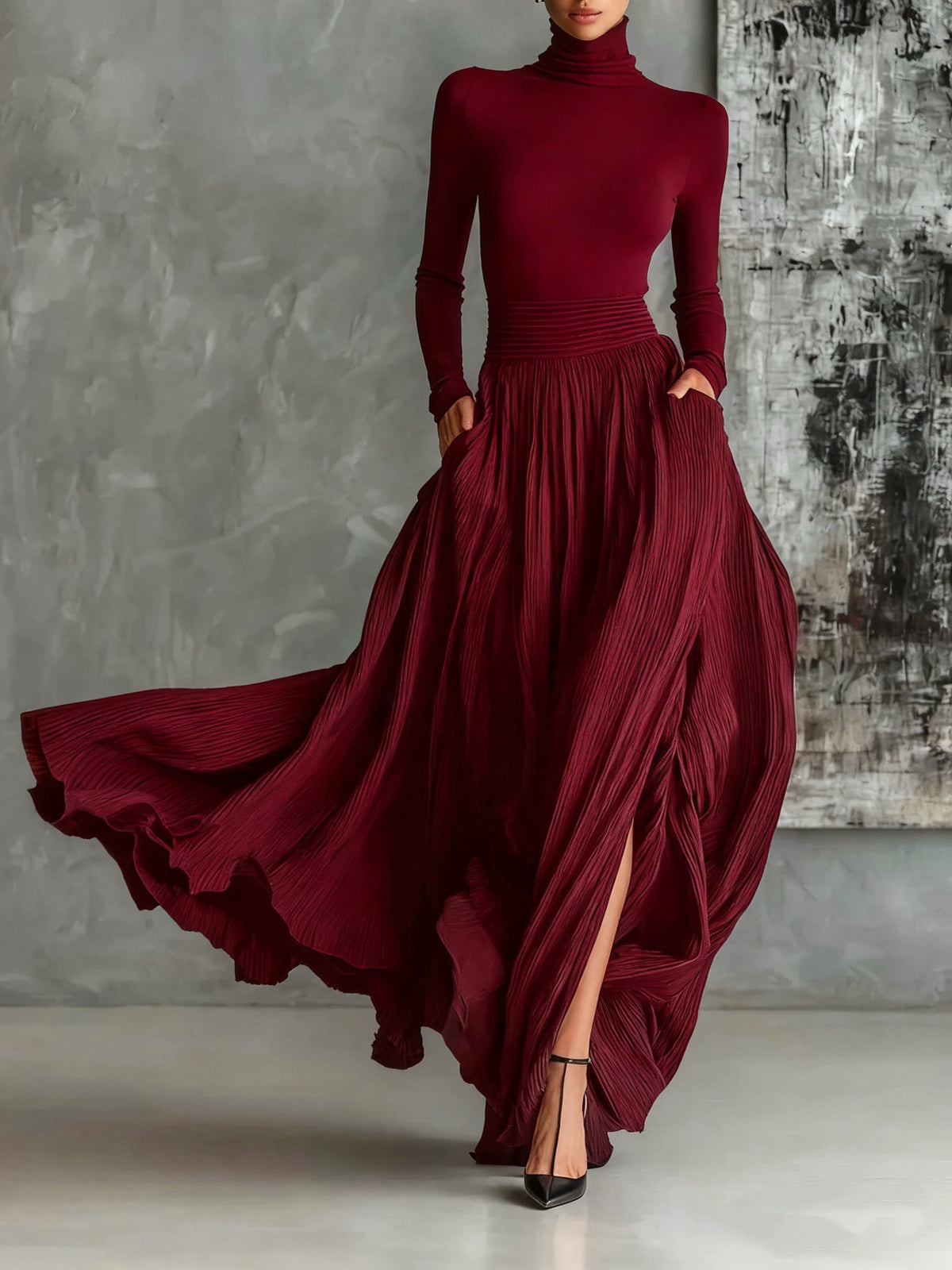 Luna | Ensemble noir royal