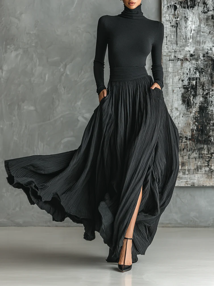 Luna | Ensemble noir royal