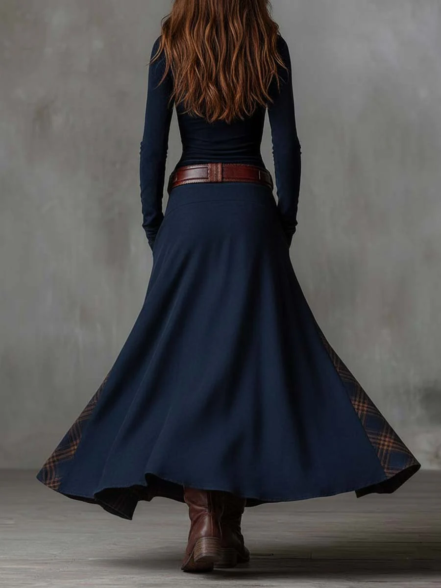 Élise | Robe Maxi avec Ceinture