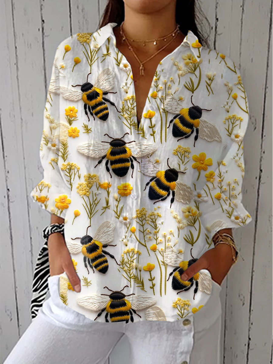 Perrine | Blouse Abeille Dorée