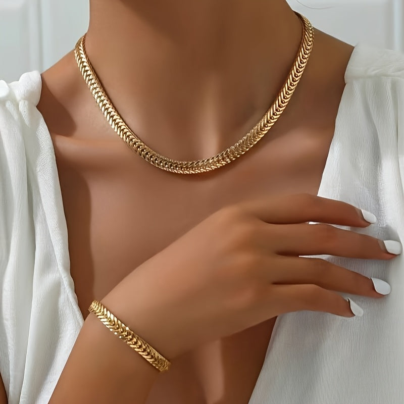 Ondine | Set Collier & Bracelet Queue de Poisson de Luxe