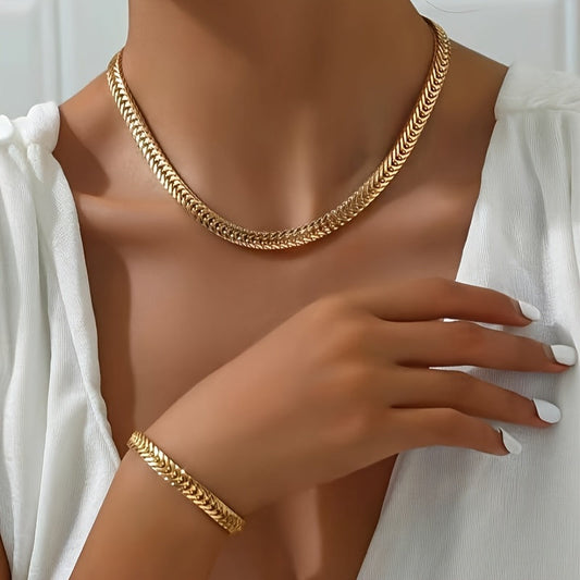 Ondine | Set Collier & Bracelet Queue de Poisson de Luxe