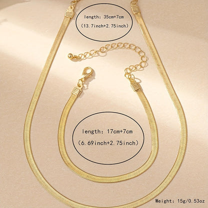 Séraphine | Set Collier Chaîne Serpent Vintage