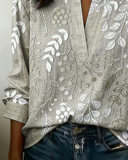 Liliane | Blouse Imprimée Botanique