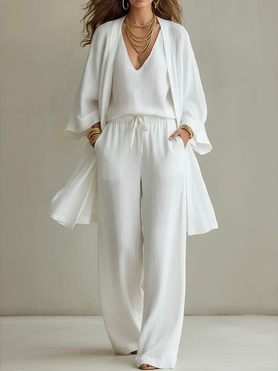 Blandine | Ensemble Homewear Trois Pièces Décontracté