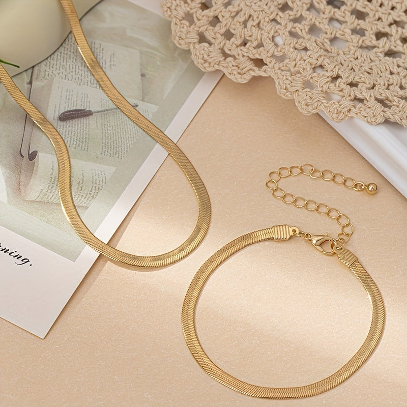 Séraphine | Set Collier Chaîne Serpent Vintage
