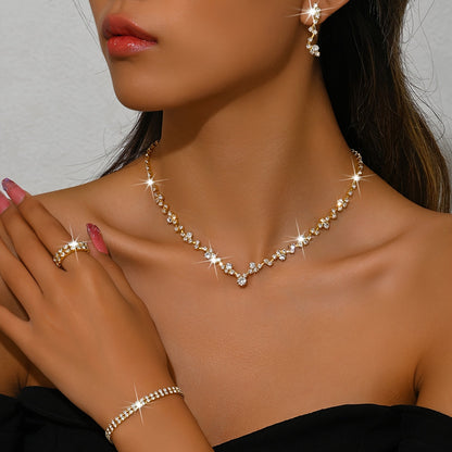Bénédicte | Set Bijoux Élégant Léger 4 Pièces