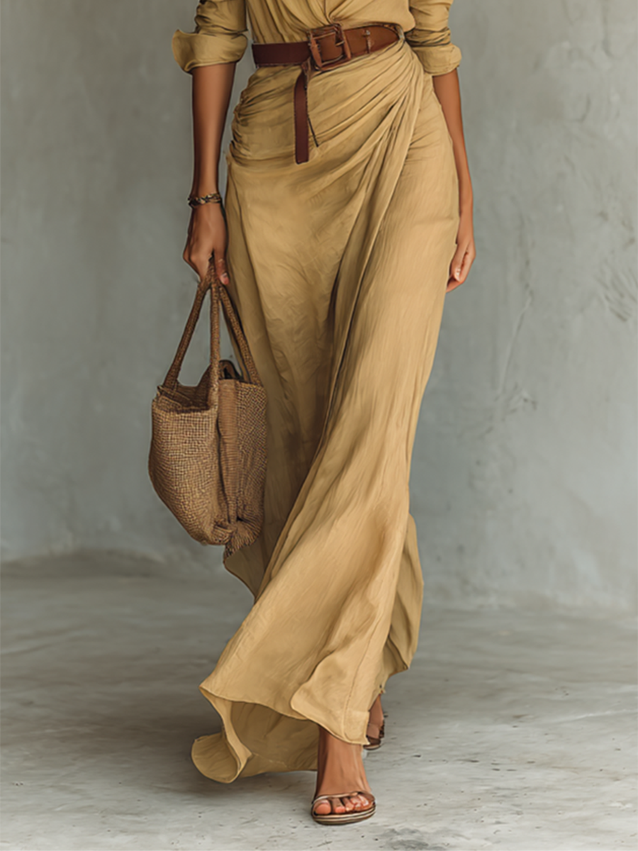 Alina | Robe longue impérial chic