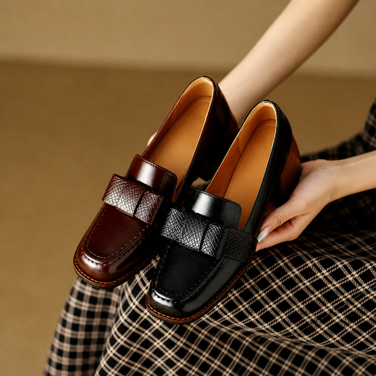 Constance | Mocassins à Nœud