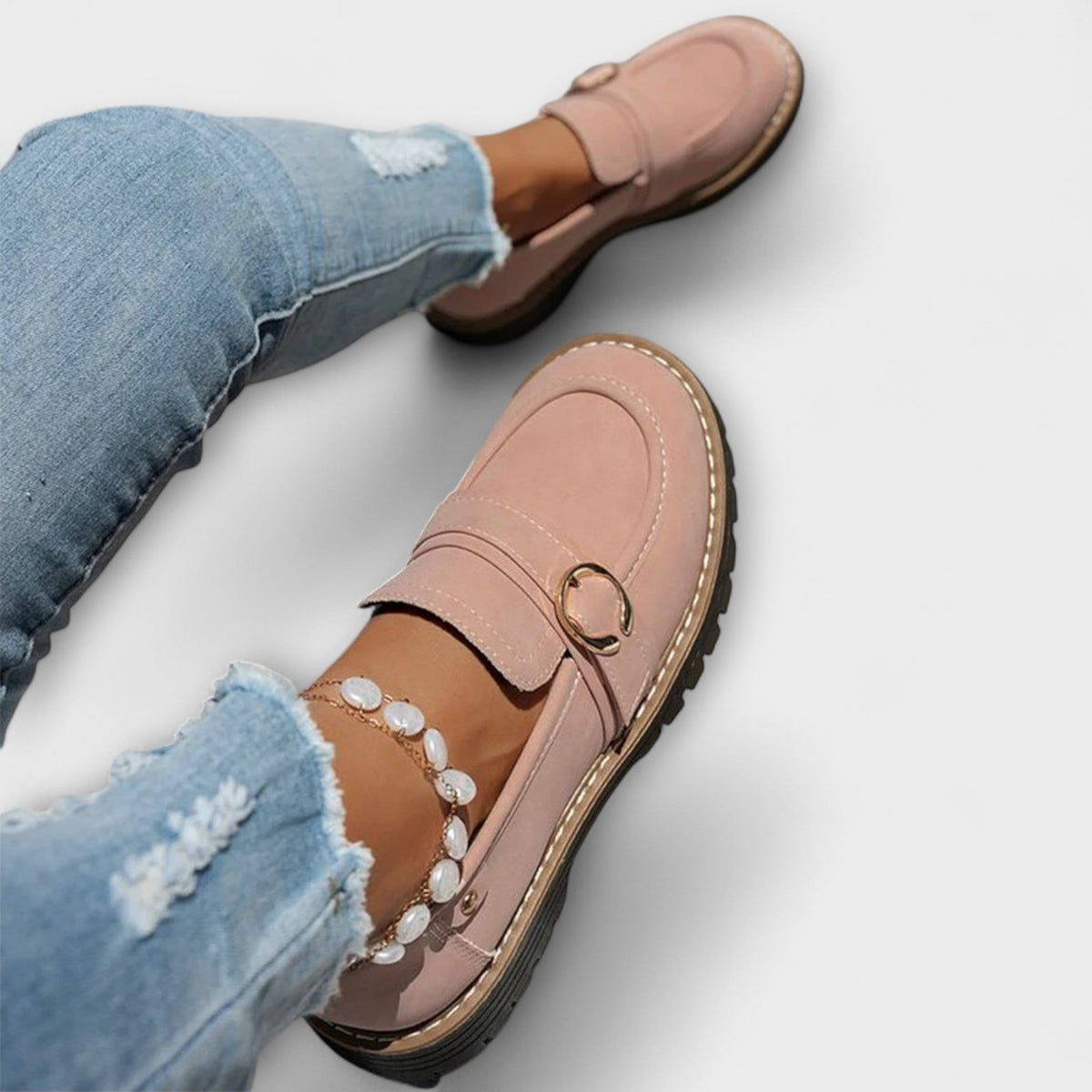 Lorette | Mocassins Casual à Bout Rond
