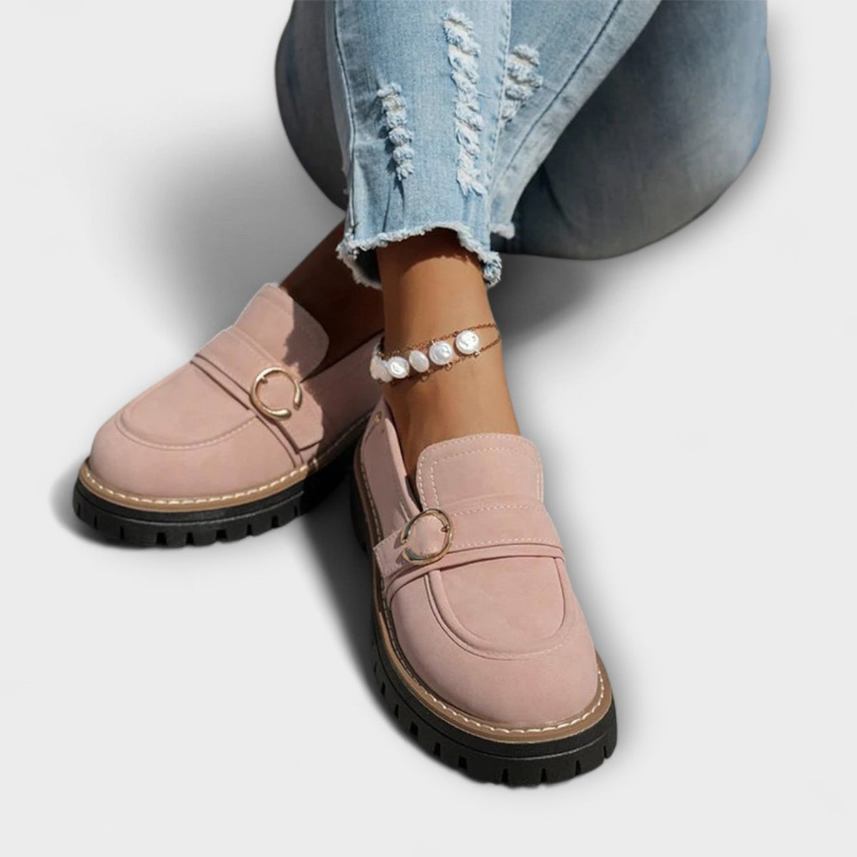 Lorette | Mocassins Casual à Bout Rond
