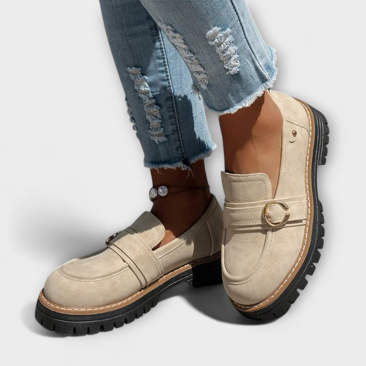Lorette | Mocassins Casual à Bout Rond