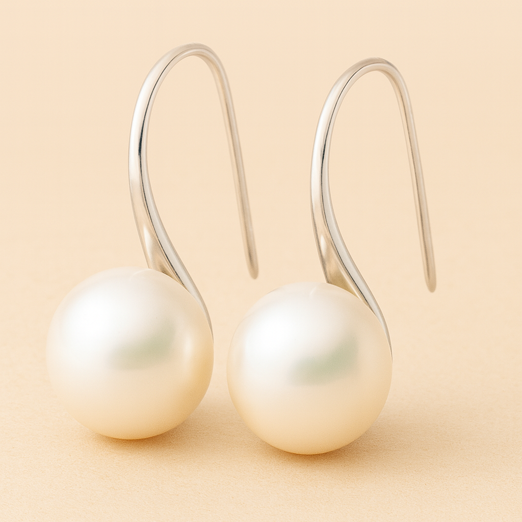 Pénélope | Boucles d'Oreilles Pendantes Perle Gracieuses